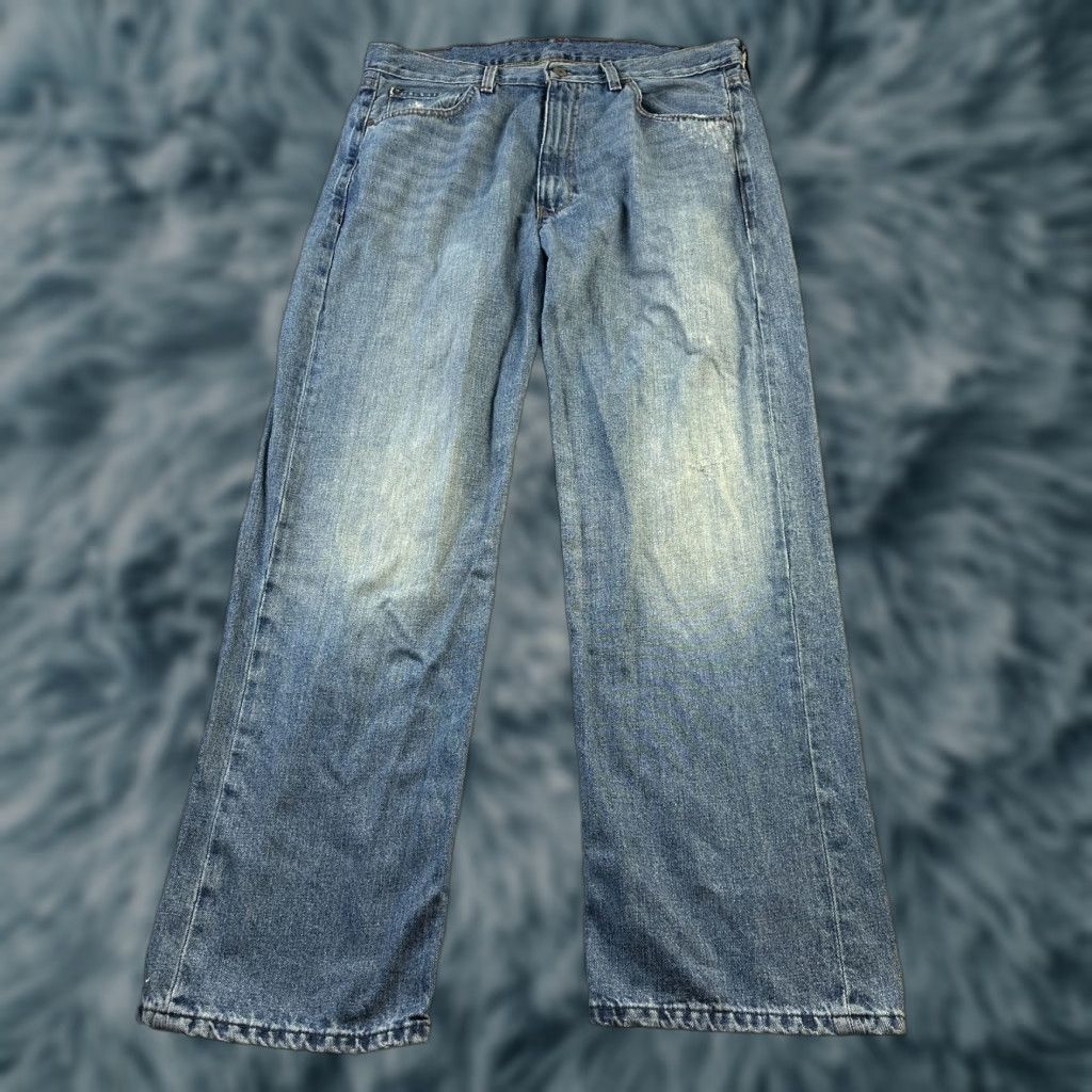 Polo Ralph Lauren VINTAGE Polo Ralph Lauren Jeans Mens 34x30 Blue Denim Pants Relaxed Loose Y2K Cowboy Straight 5-Pocket Design Mens Size US S / EU 44-46 / 1 - 1 Thumbnail