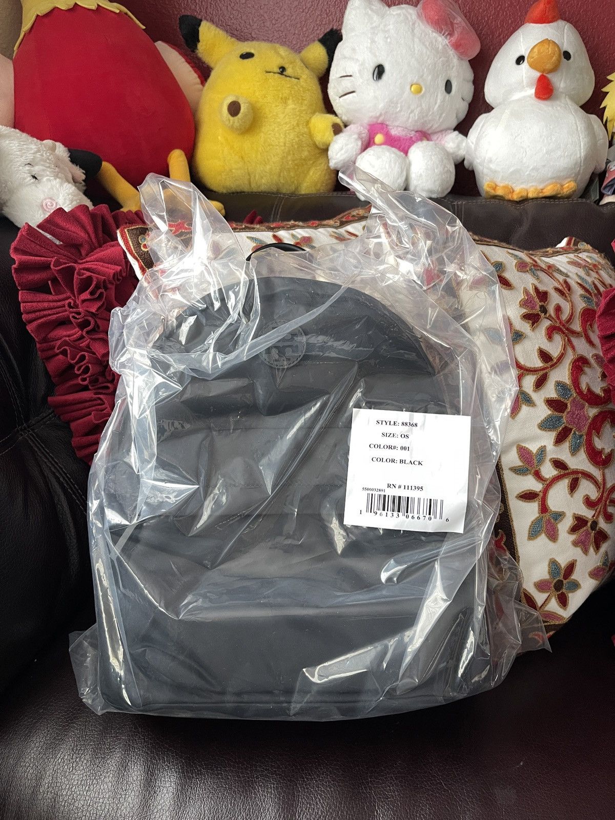 Tory Burch Latest New Tory Burch Ella Black Nylon Backpack 88368 $328 Size ONE SIZE - 2 Thumbnail