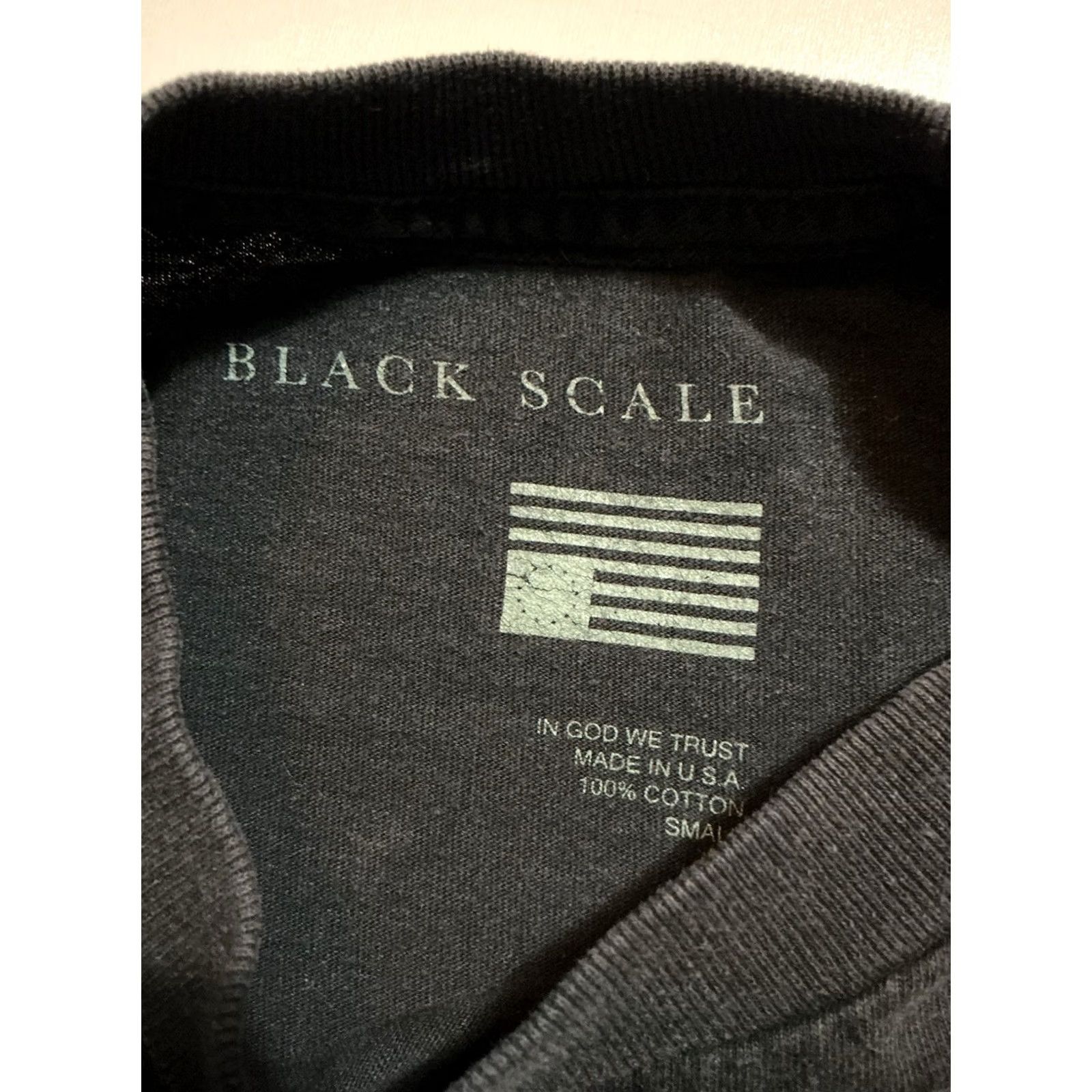 Black Scale VINTAGE Black Scale Scvle Cherub Angels Spellout Graphic Black S/S Crewneck T-Shirt Sz.S Mens Size US S / EU 44-46 / 1 - 5 Thumbnail