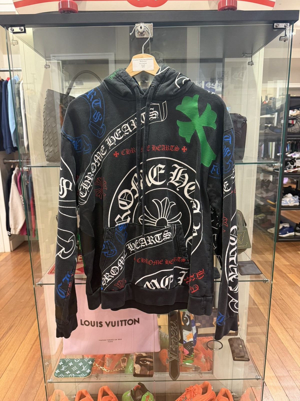 Chrome Hearts Chrome Hearts Black Stencil Hoodie Size US S / EU 44-46 / 1 - 1 Thumbnail