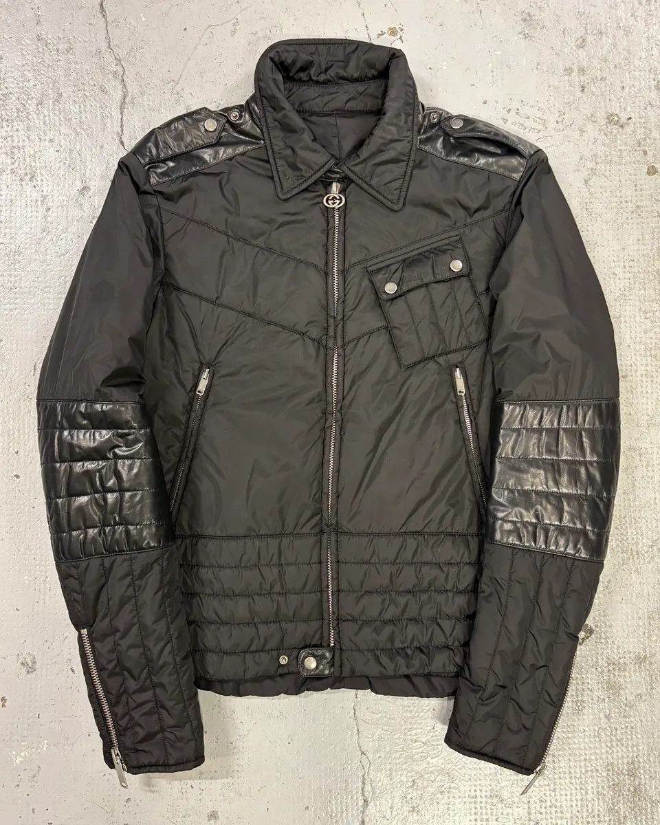 Gucci 2000s Gucci Black Nylon Quilted Puffer Jacket Size US S / EU 44-46 / 1 - 1 Thumbnail