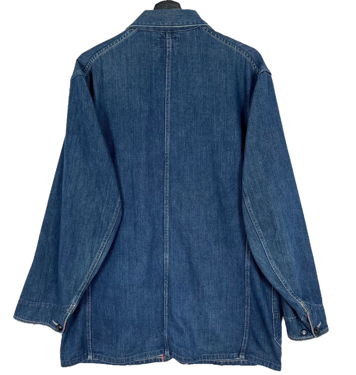 Blue Blue Japan × Japanese Brand Blue Blue Japan Denim Chore Jacket Size US XL / EU 56 / 4 - 10 Thumbnail