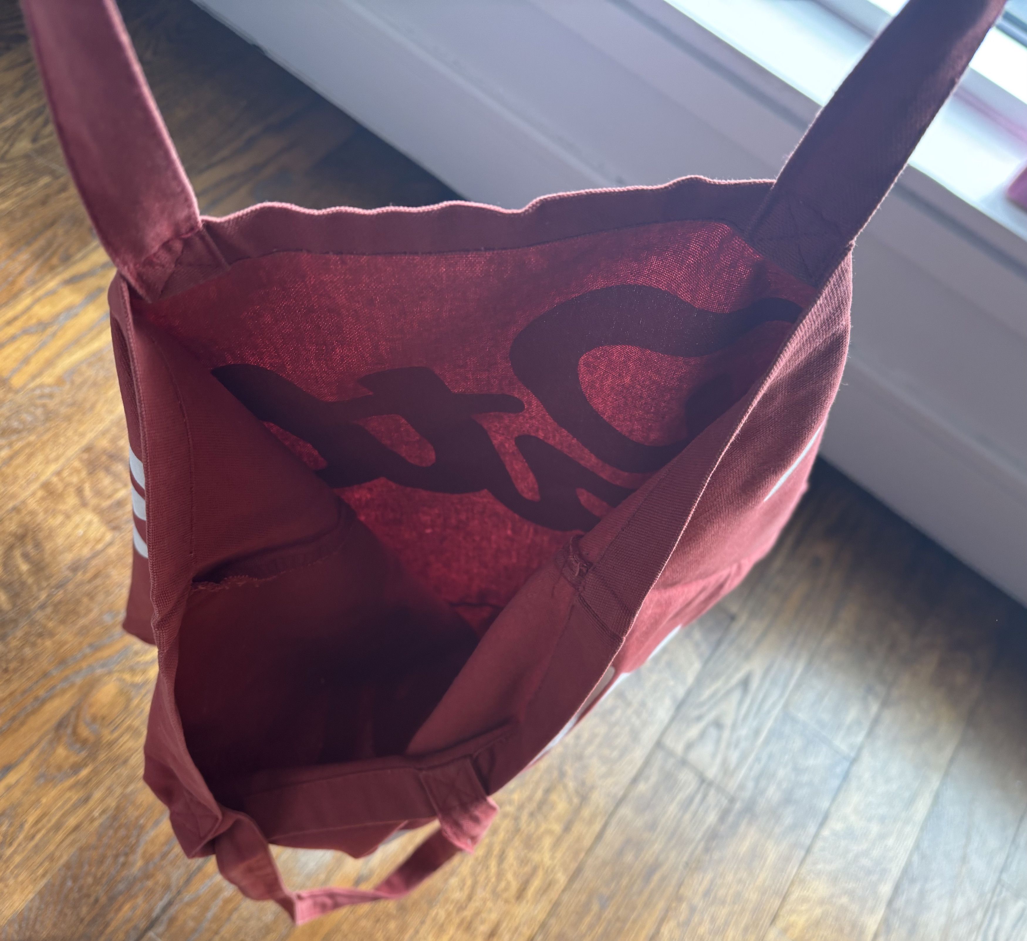 Patta Patta Logo Tote Bag Burgundy OS Size ONE SIZE - 3 Thumbnail