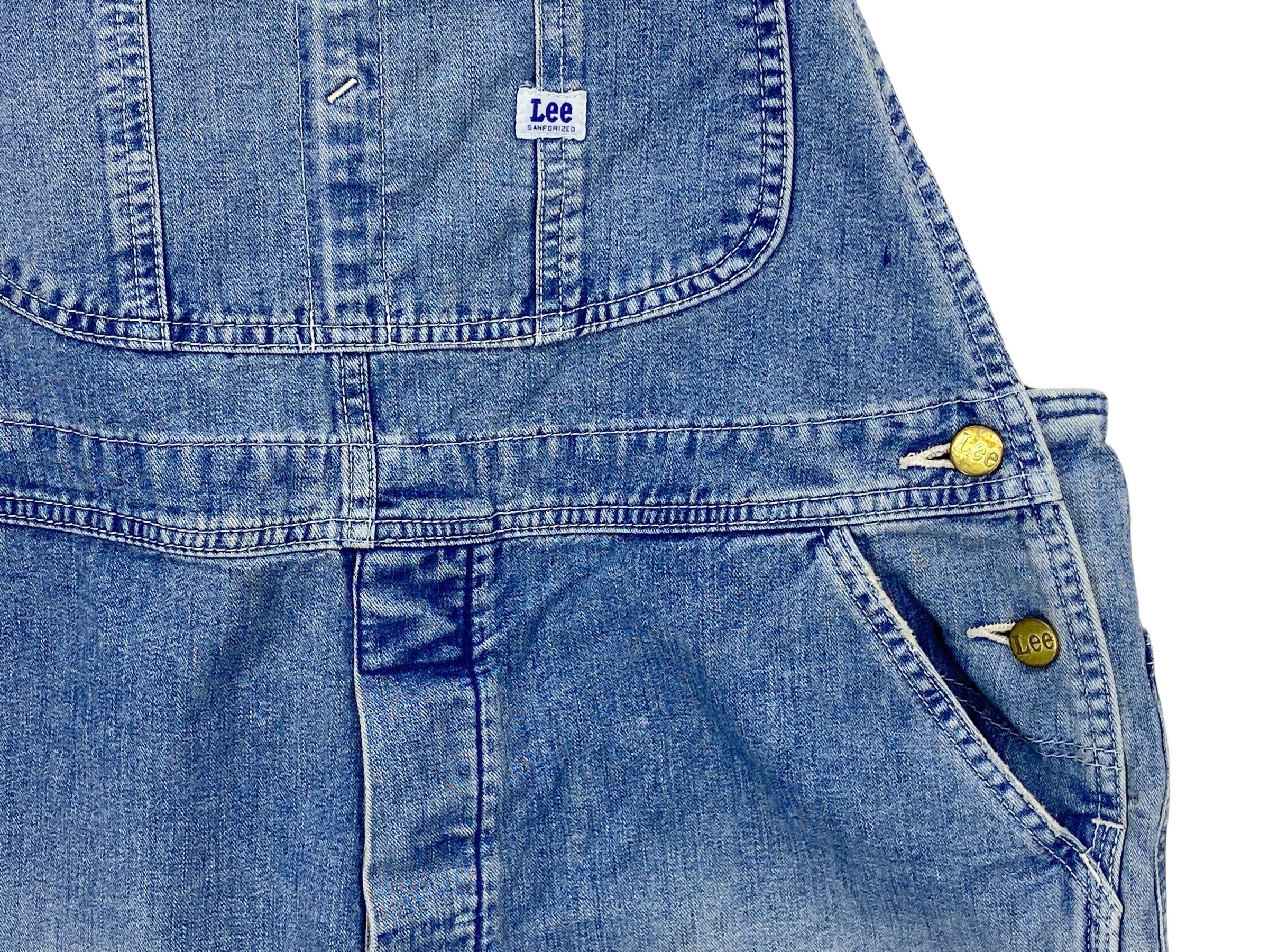Lee Lee Bib Overalls Workwear Jeans New Age Cowboy Size US 30 / EU 46 - 6 Thumbnail
