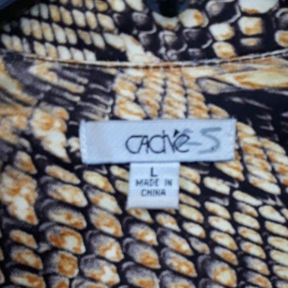 Vintage Vtg Cache Jacket Blazer Sz L Belted Punk Unique Rare Dragon Size L / US 10 / IT 46 - 3 Thumbnail