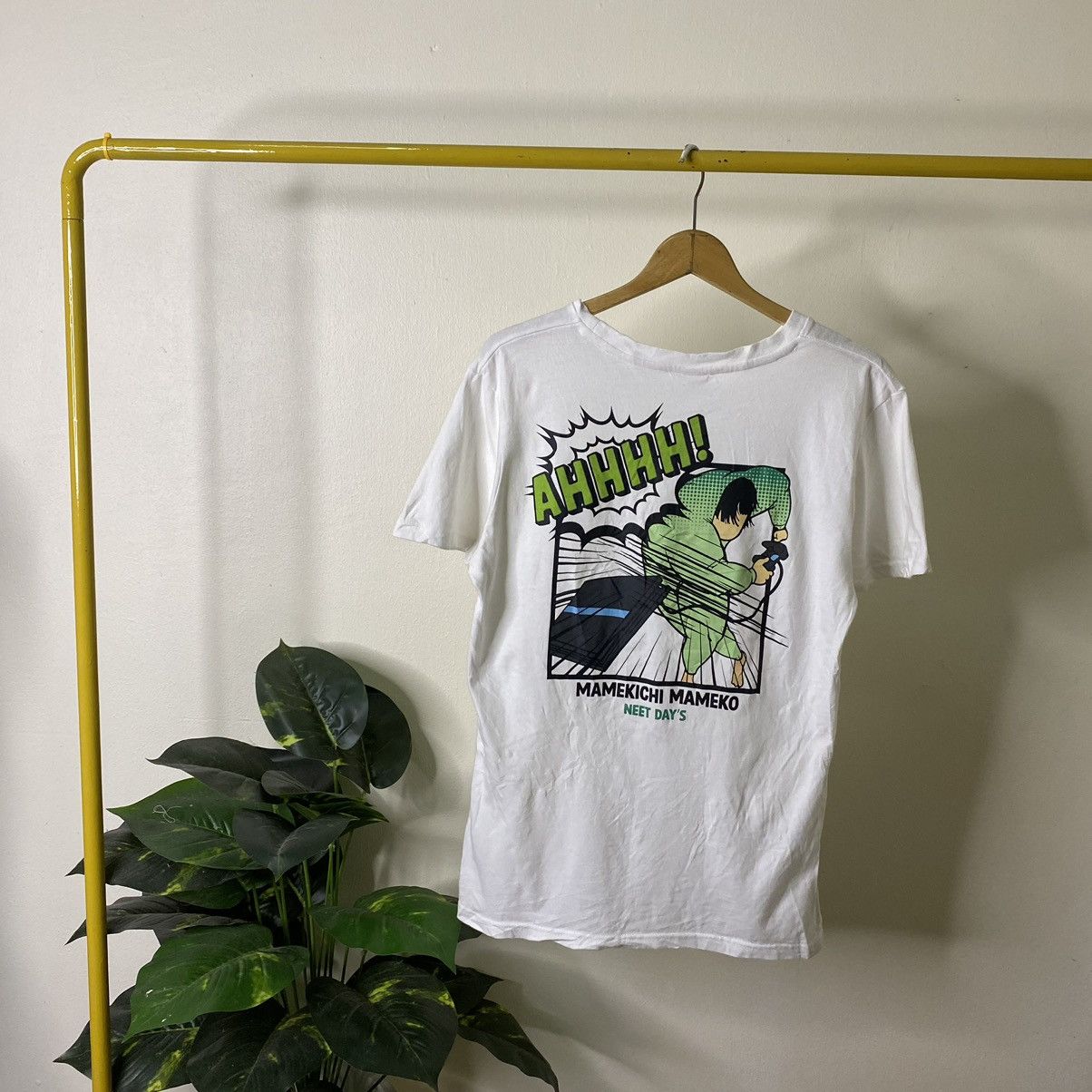 Anime × Vintage Vintage Y2K Mamekichi Mameko NEET No Nichijou Anime Tee Size US M / EU 48-50 / 2 - 1 Thumbnail