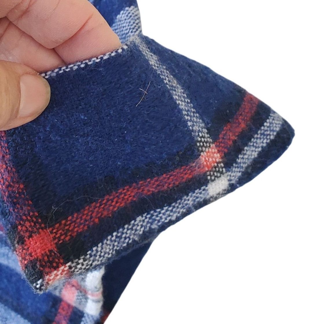 Other Vintage 60s Mod Pants Women 4 Blue Red White Plaid Flared Cu Size 27" / US 4 / IT 40 - 13 Thumbnail