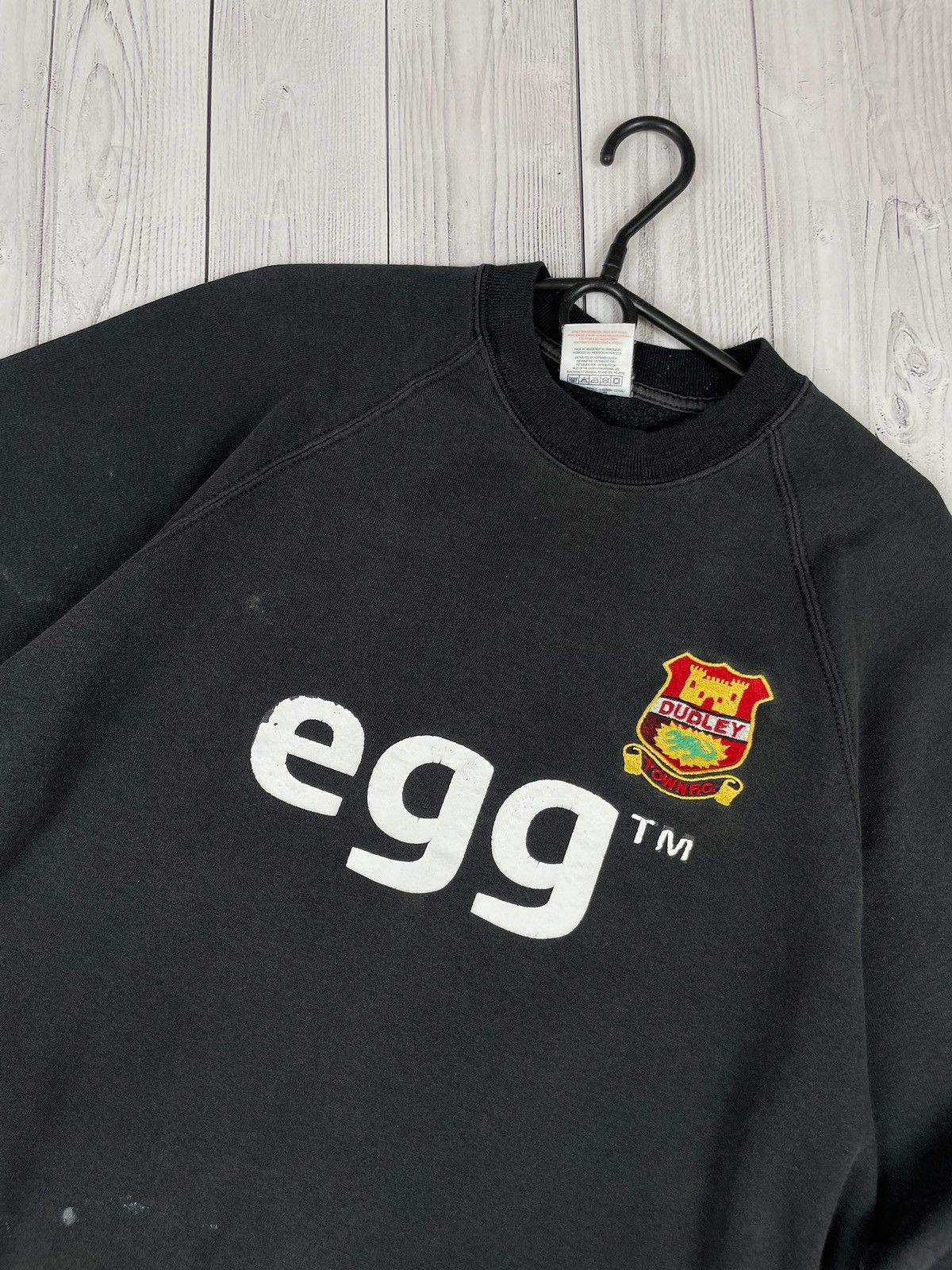 Vintage Vintage Dudley Town F.C. soccer hoodie size XL logo rare Size US XL / EU 56 / 4 - 2 Thumbnail