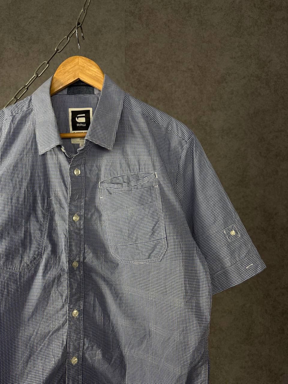 G-Star G Star Raw designer checkered shirt Size US XXL / EU 58 / 5 - 2 Thumbnail