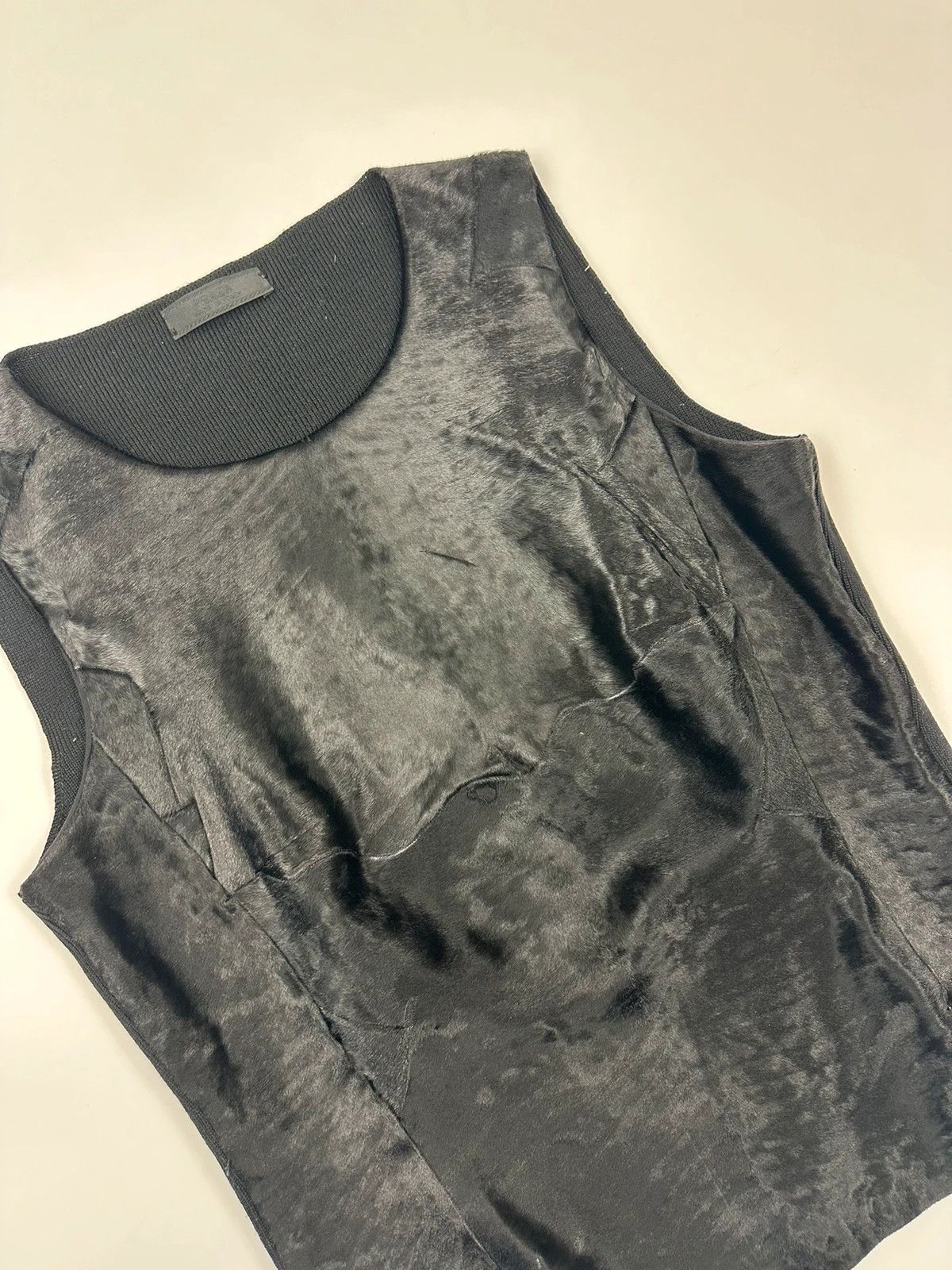 Prada Prada FW1999 Black Wool Fur Tank Top Size M / US 6-8 / IT 42-44 - 7 Thumbnail