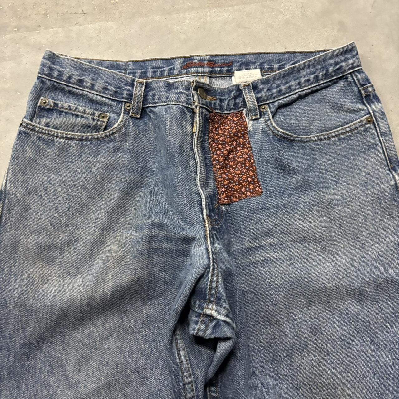 Japanese Brand × Vintage Crazy Vintage Y2K/2000s Baggy Grunge Skater Denim Jeans! Size US 32 / EU 48 - 5 Thumbnail