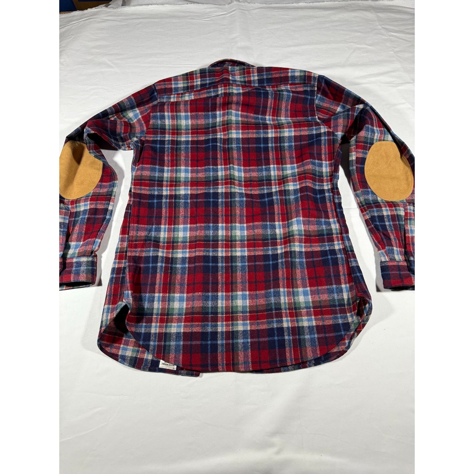 Pendleton Pendleton Lobo Men’s S Wool Plaid Flannel Shirt Red Blue USA Size US S / EU 44-46 / 1 - 2 Thumbnail