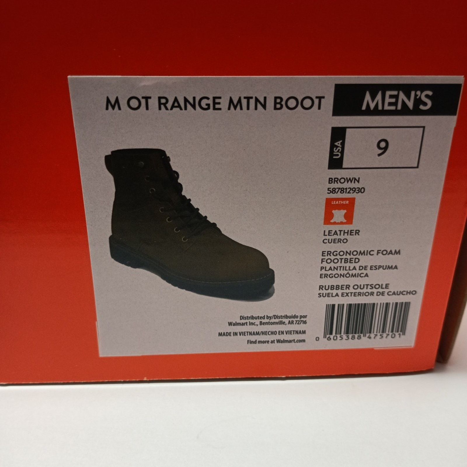 Other Ozark Trail Men's Range Mountain Hiking Boots Size 9 Brown Size US 9 / EU 42 - 8 Thumbnail