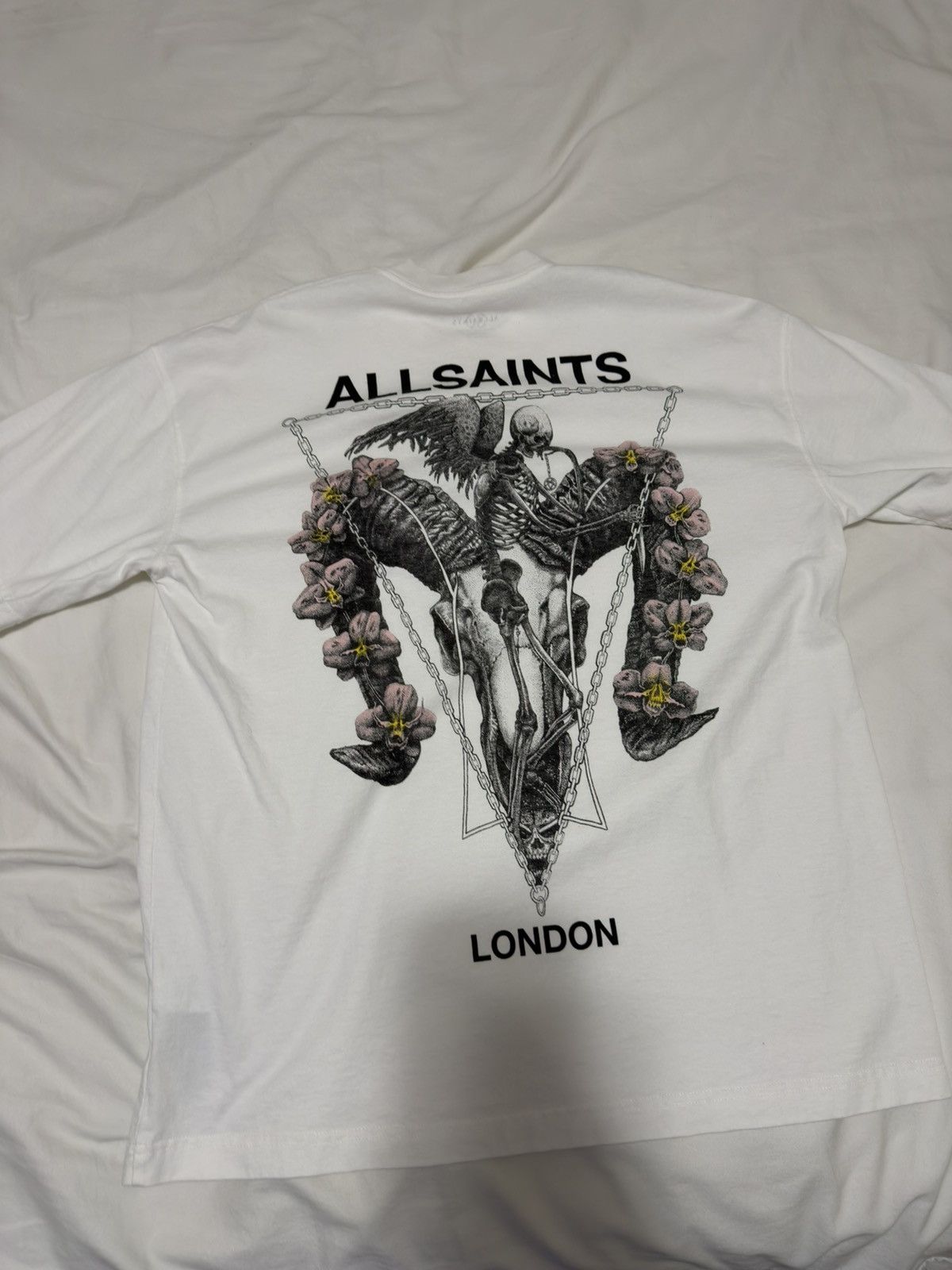 Allsaints Allsaints tshirt white Size US S / EU 44-46 / 1 - 4 Thumbnail