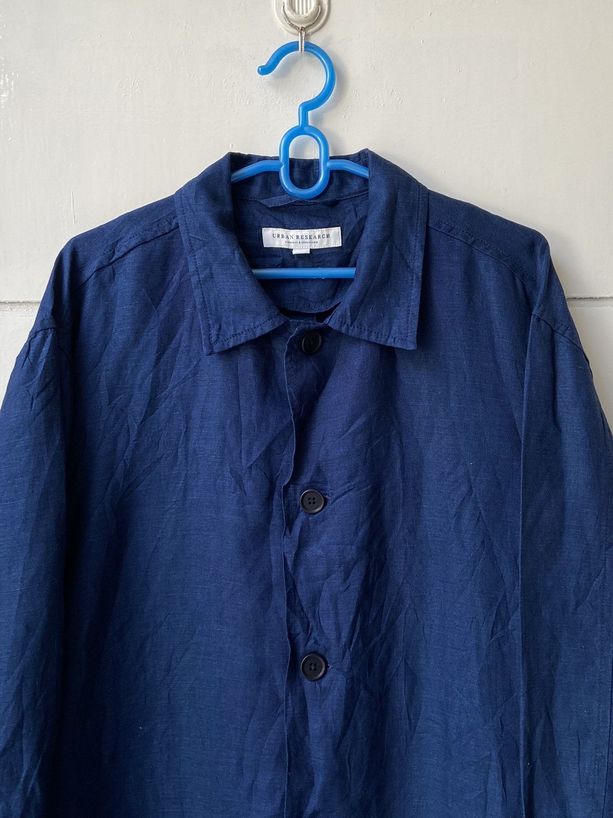 Designer × Japanese Brand × URBAN RESEARCH DOORS URBAN RESEARCH Blue Shirt Size US L / EU 52-54 / 3 - 14 Thumbnail