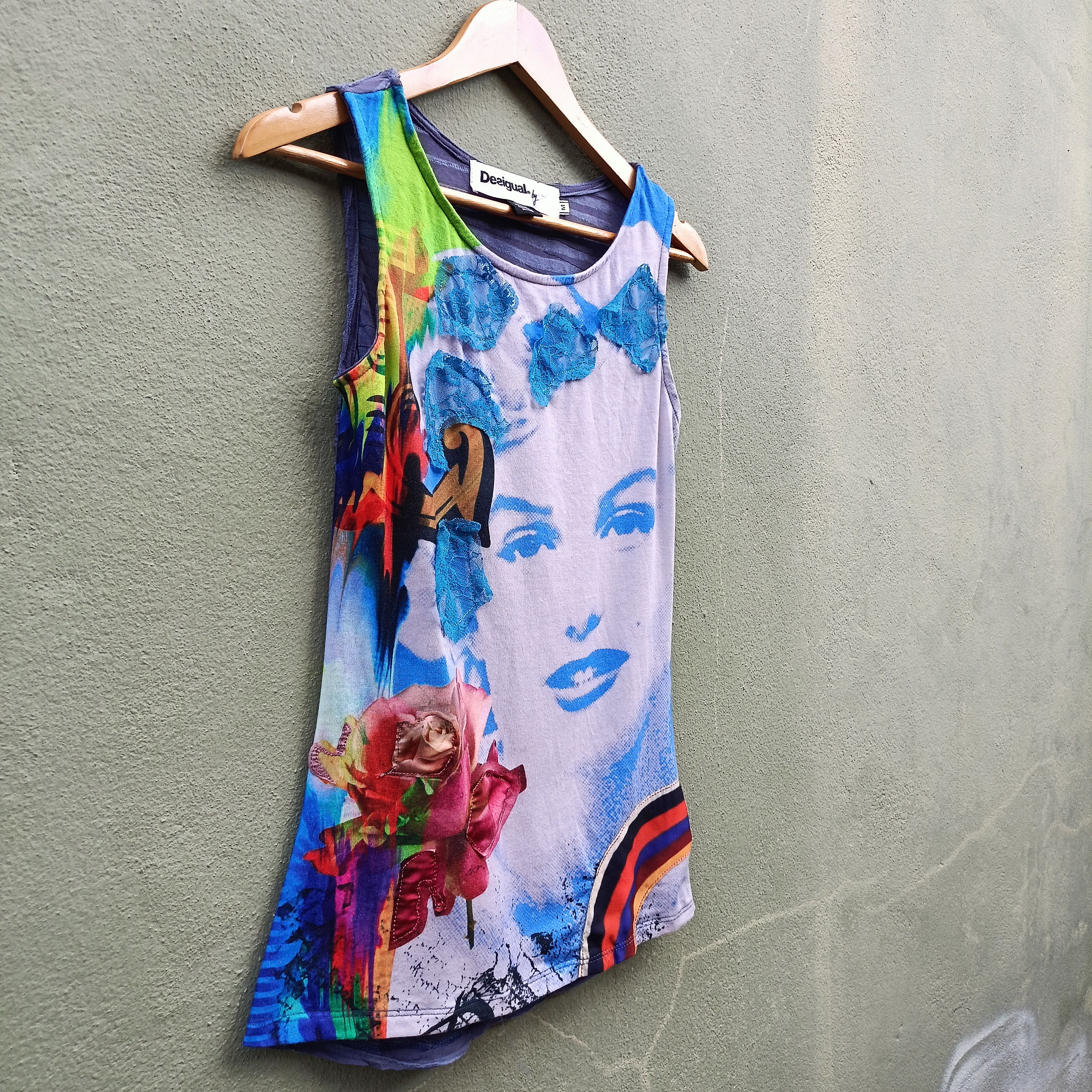 Desigual × If Six Was Nine Marilyn Monroe tank top by Desigual Size M / US 6-8 / IT 42-44 - 2 Thumbnail