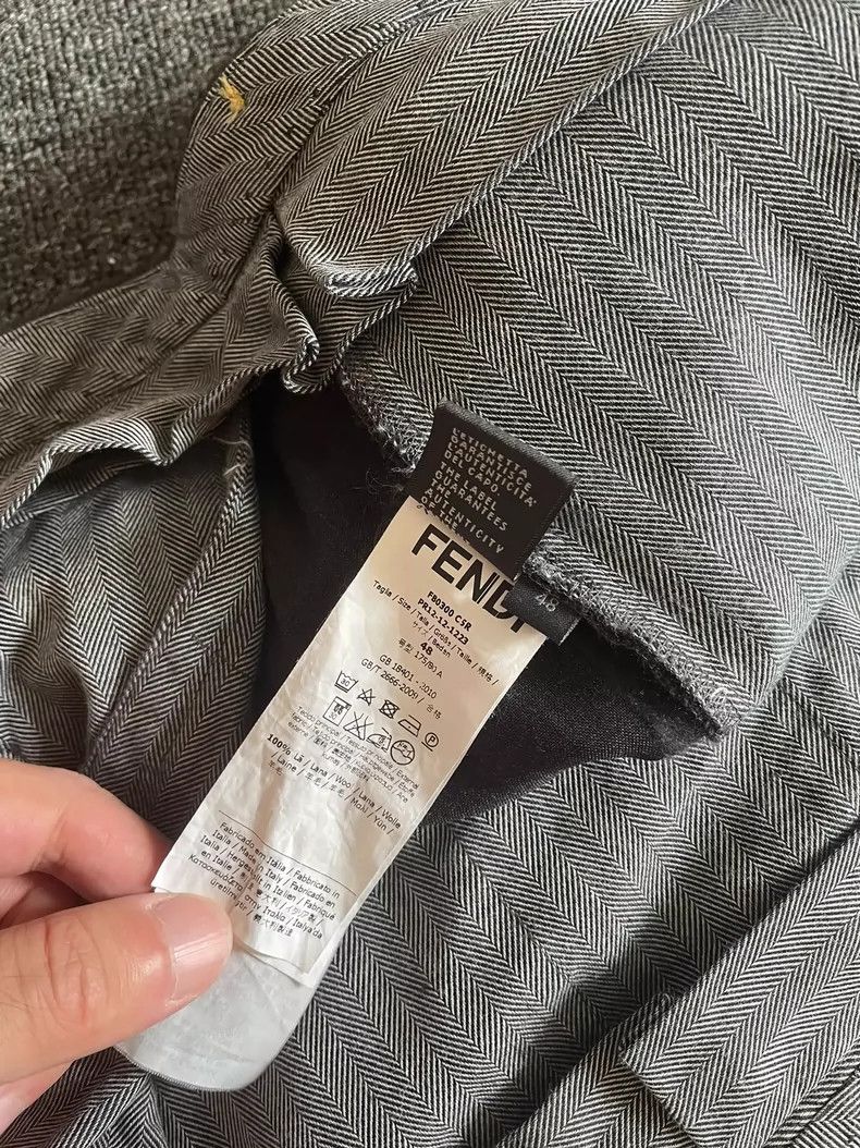 Fendi FENDI Wool trousers Size 48L - 5 Thumbnail