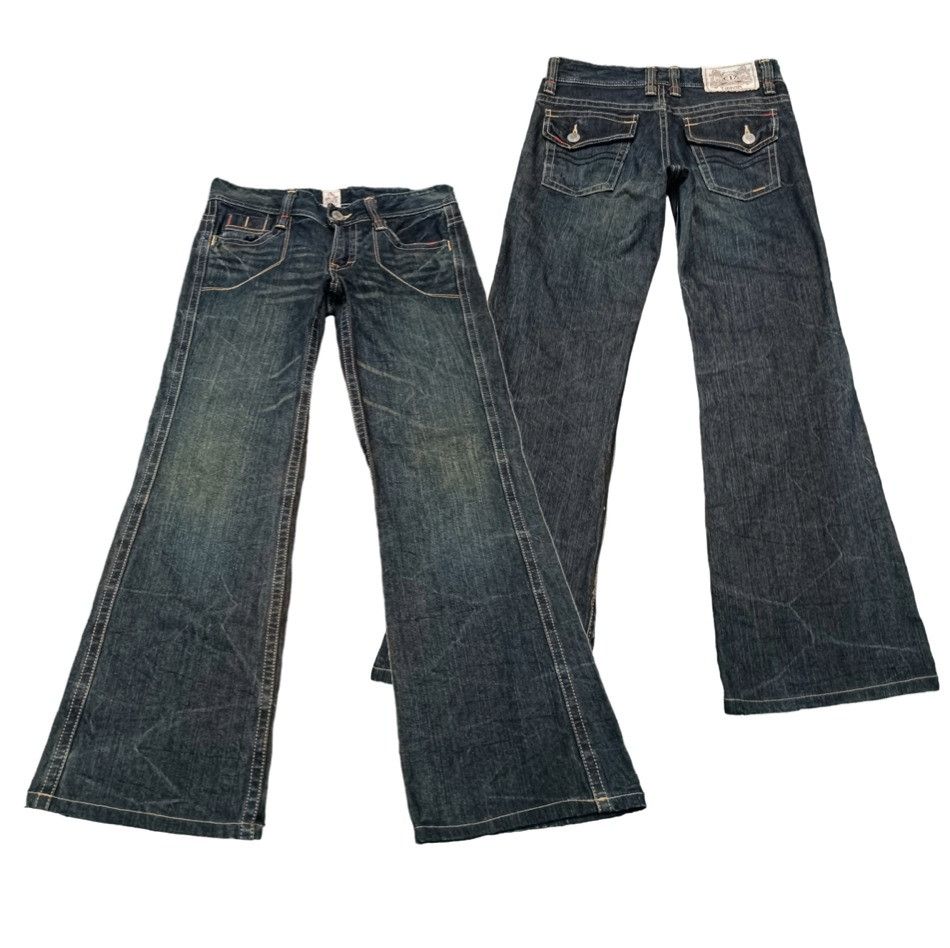 image of Avant Garde x Tornado Mart Flared C-Seventeen Low Rise Boot Cut Denim, Men's (Size 30)