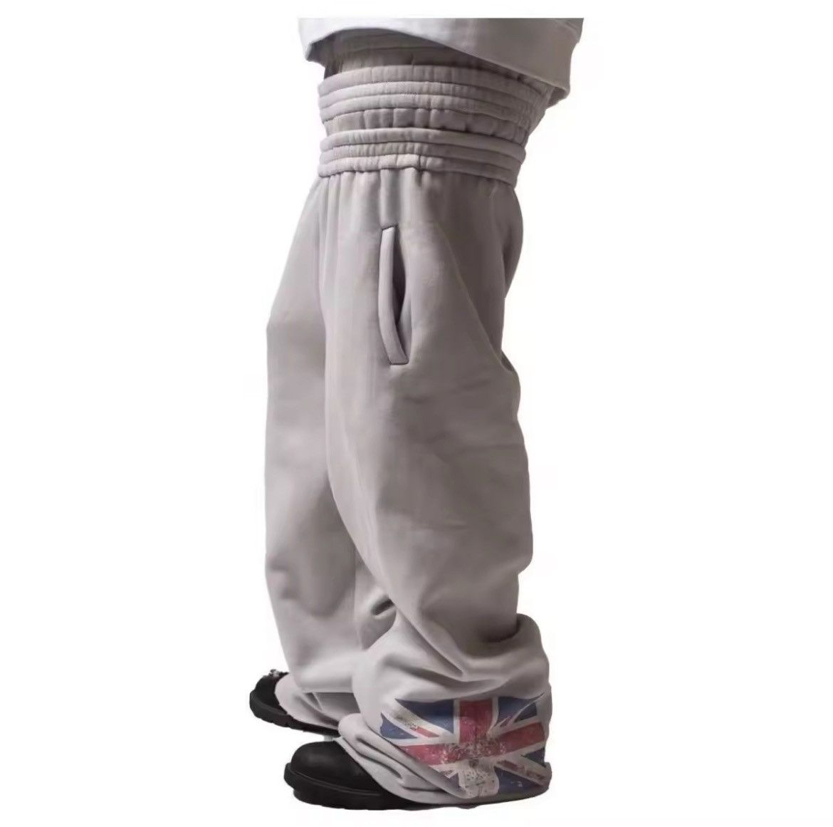 Japanese Brand Printed Flag Sweatpants Size US 30 / EU 46 - 3 Thumbnail