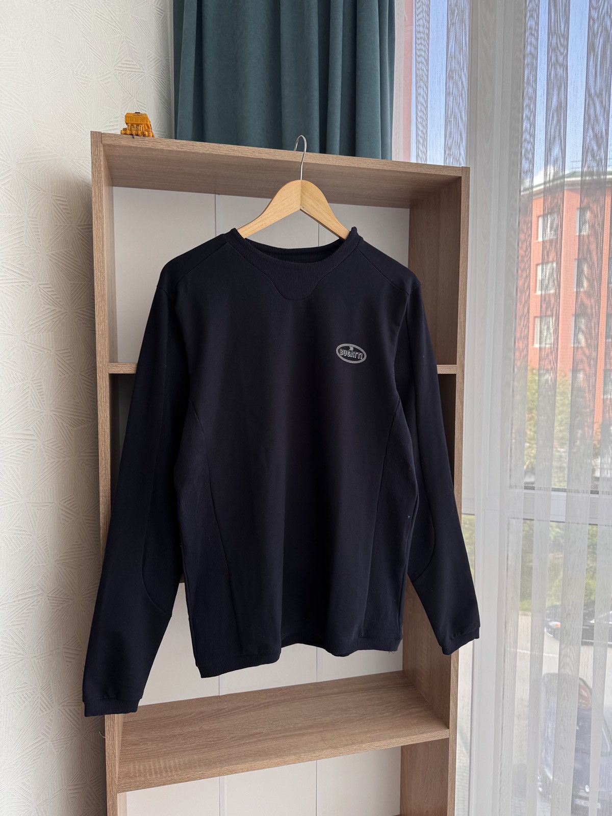 Formula 1 × Vintage Buggati 3B Veyron Racing Navy Logo Sweatshirt Size US M / EU 48-50 / 2 - 1 Thumbnail