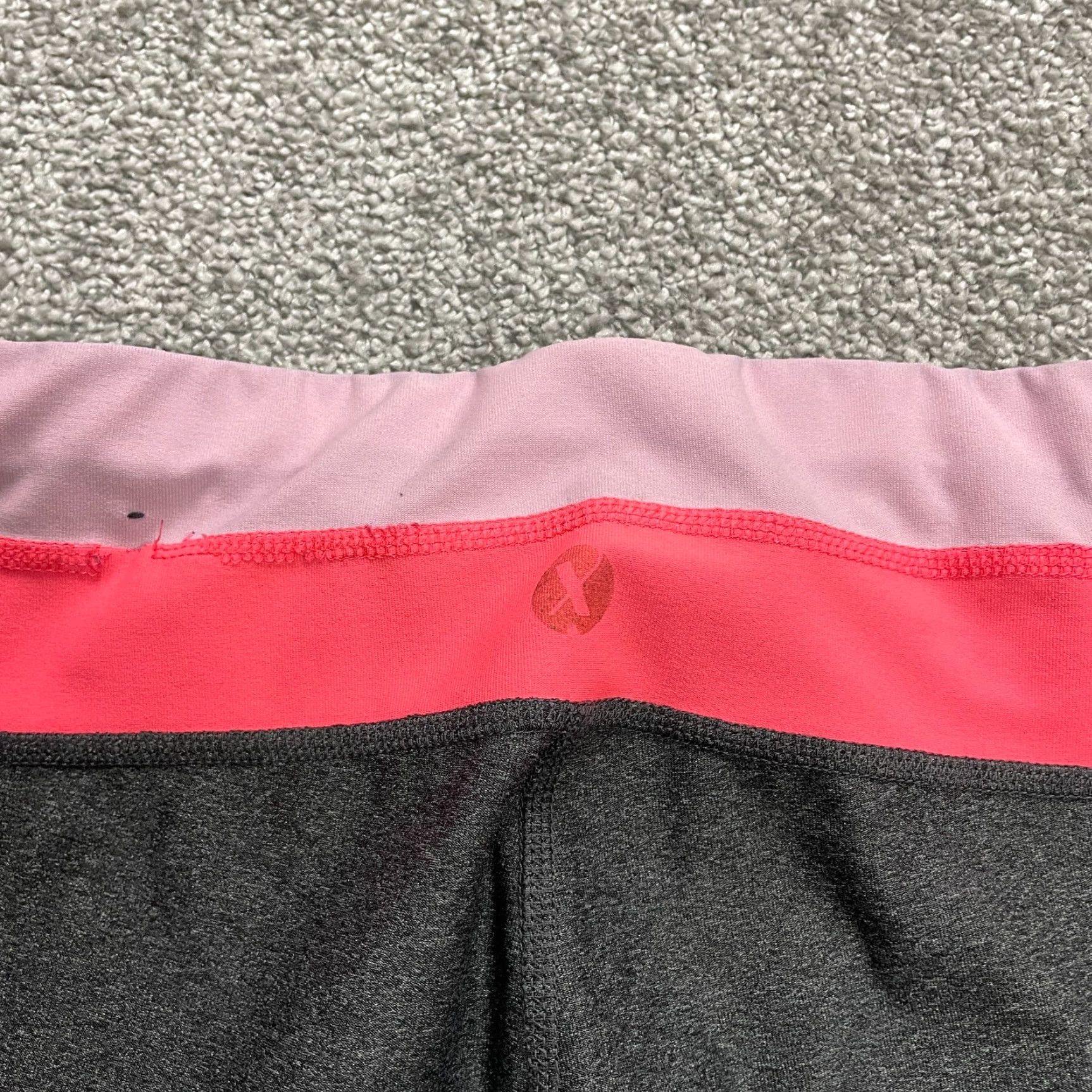 Vintage Xersion Wide Leg Leggings Pants Womens Small Gray Pink Active Athleisure 28x32 Size 28" / US 6 / IT 42 - 4 Thumbnail
