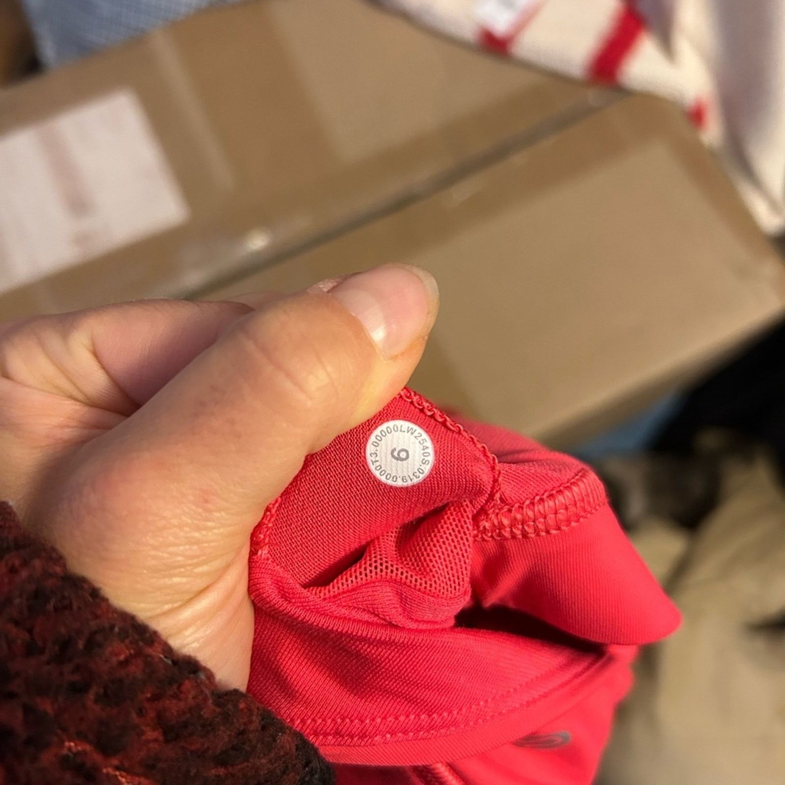 Lululemon Lululemon Carnation Red Energy Sports Bra Size ONE SIZE - 3 Thumbnail