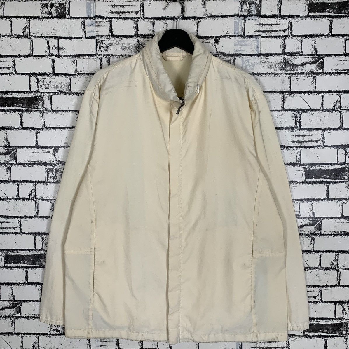 Armani Collezioni Armani Collezioni Cotton Polyester Zip Up Jacket Size US M / EU 48-50 / 2 - 1 Thumbnail