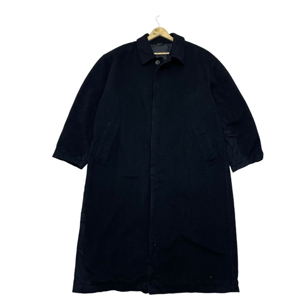 Issey Miyake 💥Vintage Japanese Brand Intermezzo Wool Long Coat Jacket Size US M / EU 48-50 / 2 - 2 Thumbnail