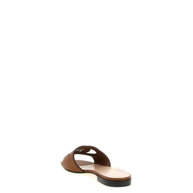 Gucci GUCCI $770 Cuir Interlocking G Slide Sandals New & Authentic Size US 7 / IT 37 - 3 Thumbnail