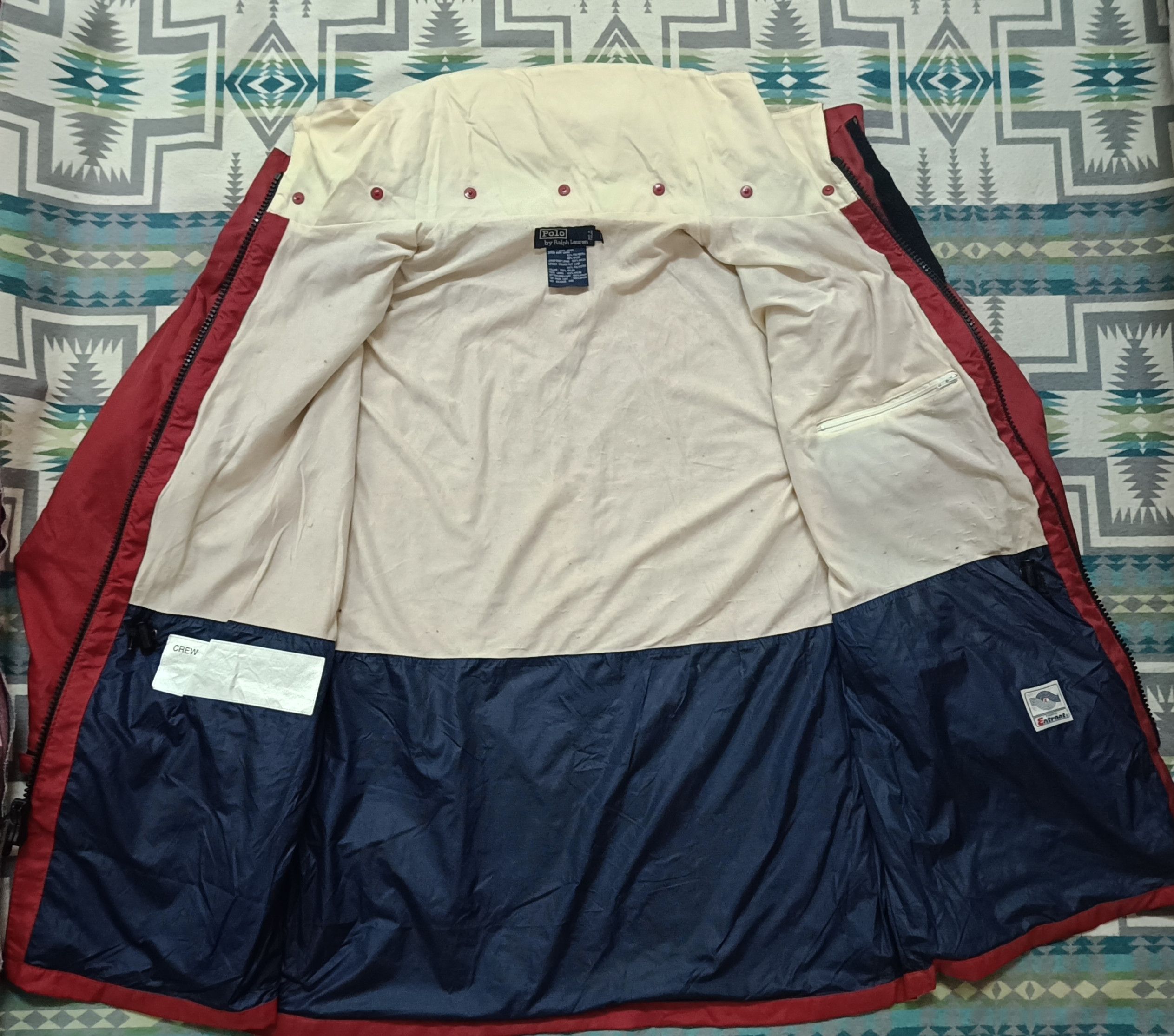 Polo Ralph Lauren 🔥🔥 Rare Vintage 90s Polo RL Beach Raincoat Size US L / EU 52-54 / 3 - 7 Thumbnail