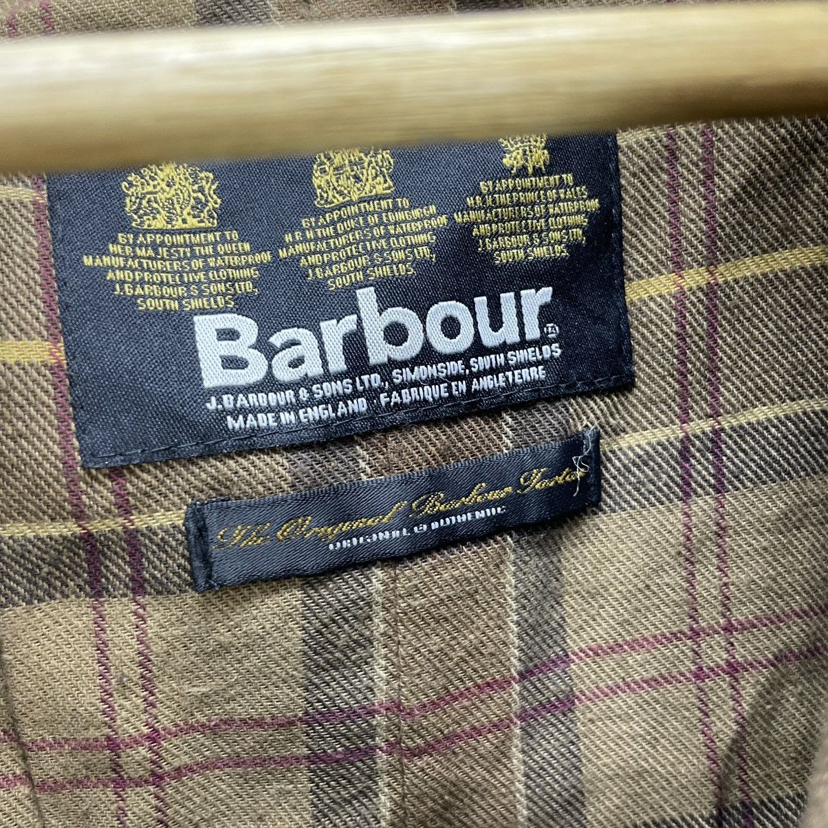 Barbour × Vintage 💥Vintage Barbour Waxed Jacket Size US M / EU 48-50 / 2 - 9 Thumbnail