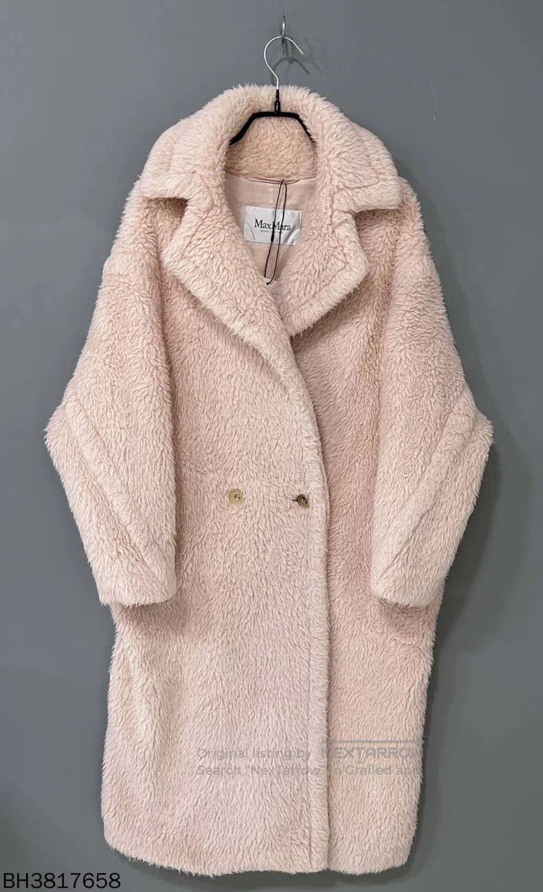 Max Mara Max Mara Pink teddy teddy coat Size XS / US 0-2 / IT 36-38 - 1 Thumbnail