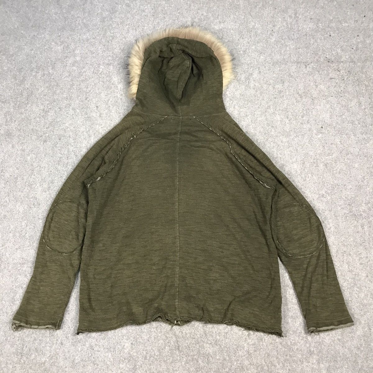 Beams Plus × If Six Was Nine × Le Grande Bleu (L.G.B.) BEAMS DISTRESS DESIGN ZIPPER FUR HOODIES PUNK ROCK STYLE Size US M / EU 48-50 / 2 - 9 Thumbnail