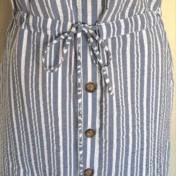 Veronica Beard Veronica Beard Cris Striped Shirtdress Size XS / US 0-2 / IT 36-38 - 7 Thumbnail