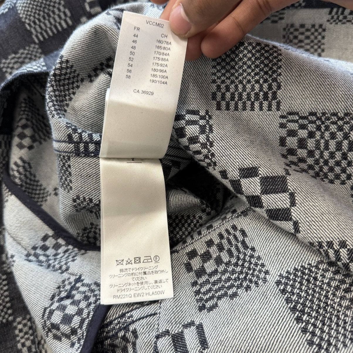 Louis Vuitton Louis Vuitton Distorted Damier Denim Jacket And Pants Set Size US L / EU 52-54 / 3 - 6 Thumbnail