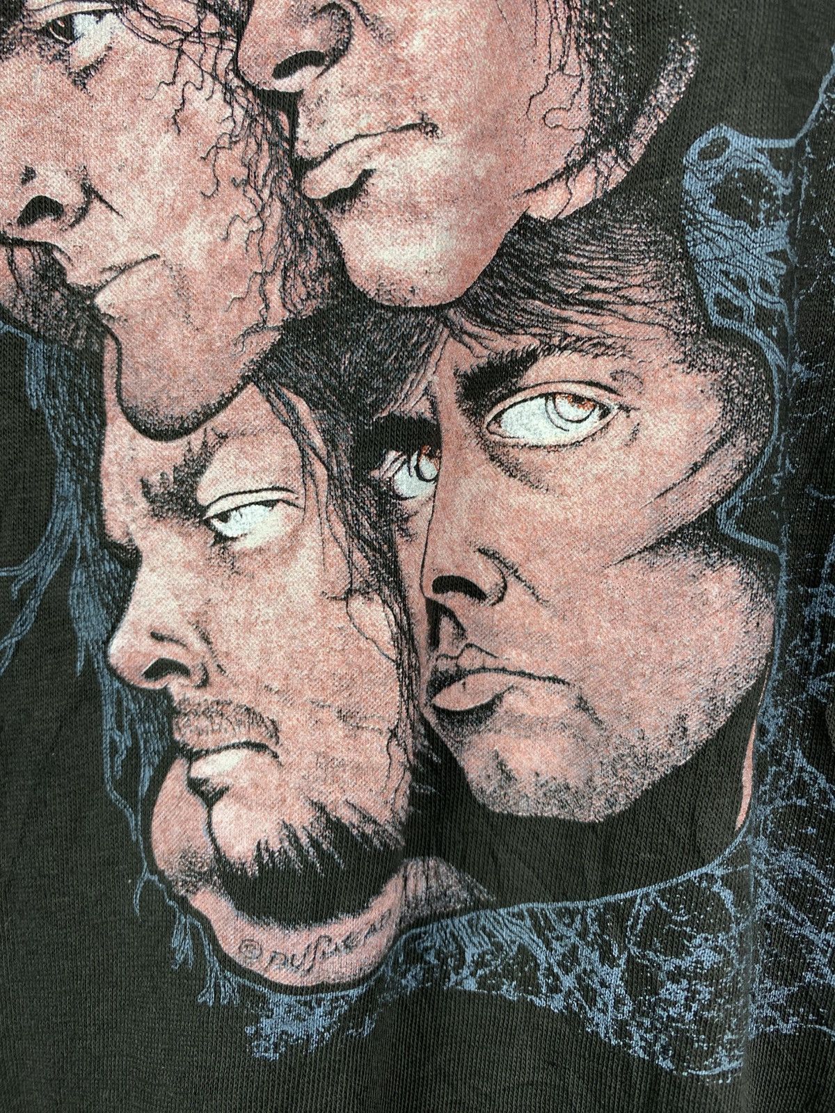 Metallica Rare🔥Vintage 80s Metallica Damaged Justice Pushead Shirt Size US L / EU 52-54 / 3 - 13 Thumbnail