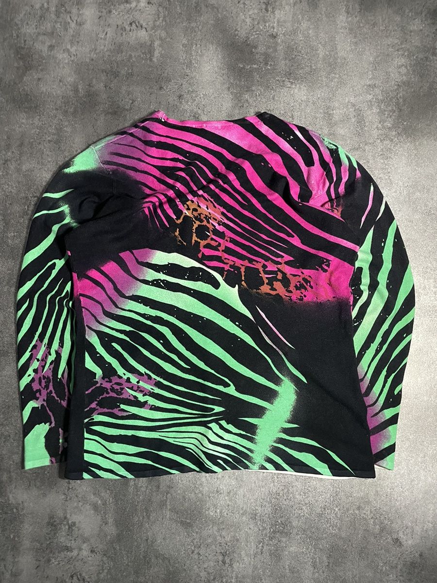 Vintage Viscose Luxury Vintage Y2K Cardigan Rare Hype Boxy Fit Size L / US 10 / IT 46 - 6 Thumbnail