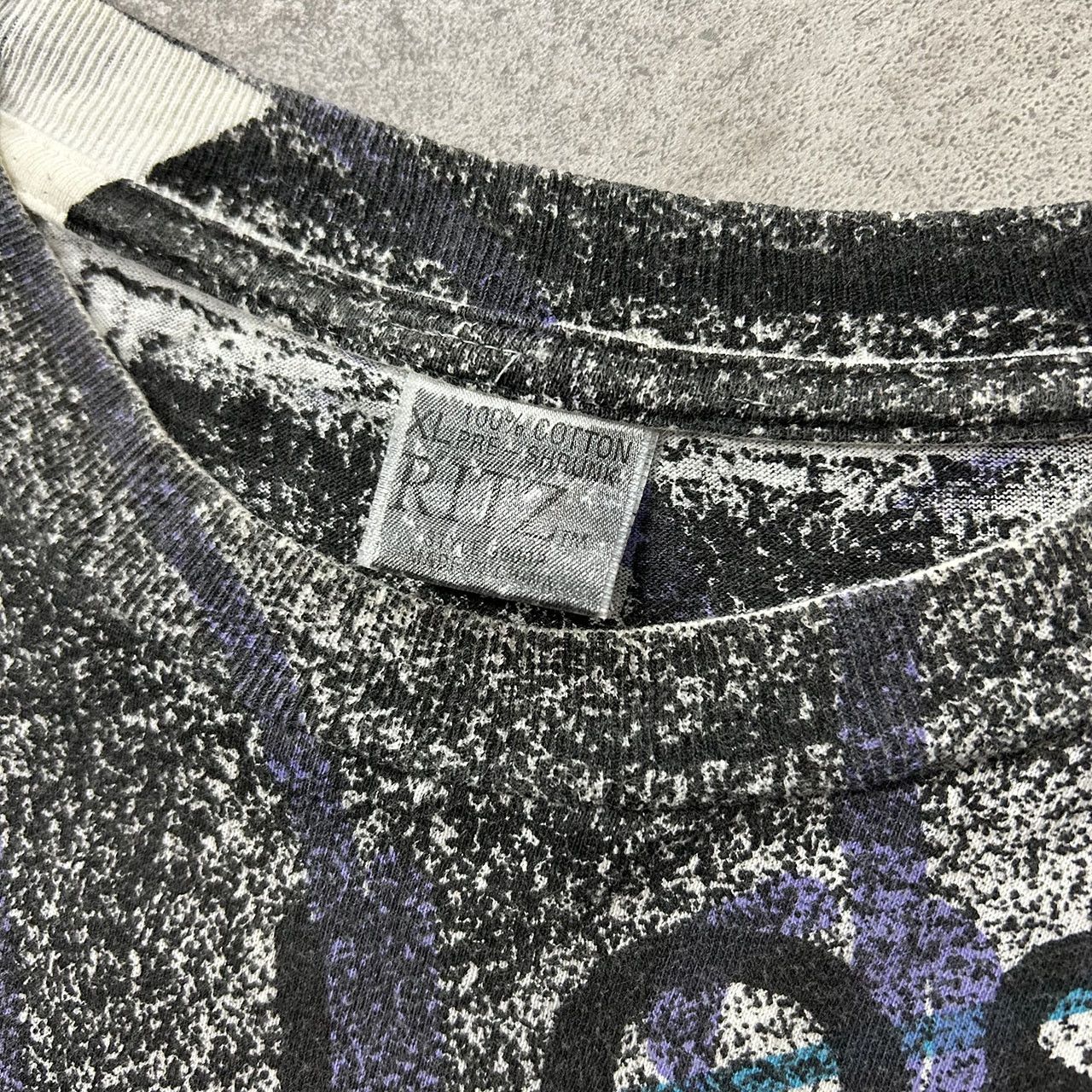NBA × Vintage MAGIC JOHNSON Los Angeles Lakers ALL OVER PRINT AOP T-SHIRT Size US XL / EU 56 / 4 - 6 Thumbnail