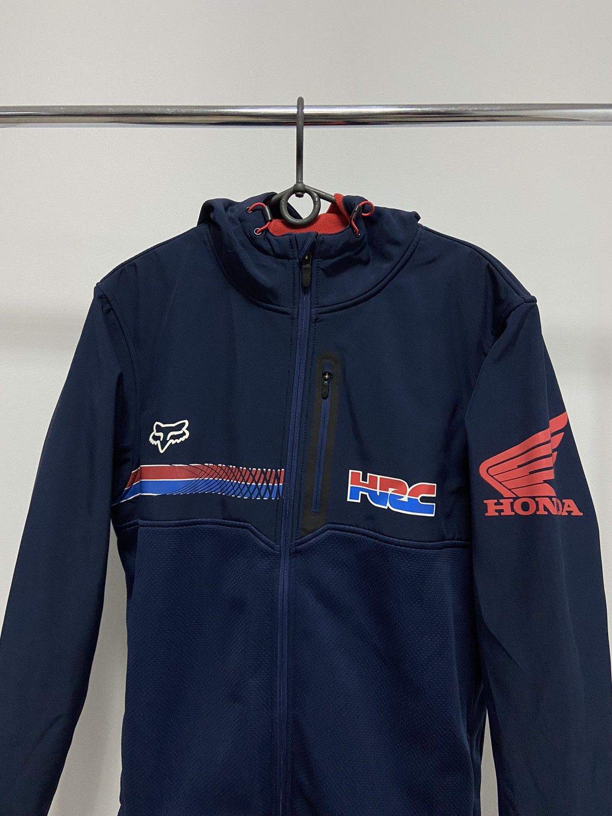 Fox Racing × Honda × Vintage Fox Racing Honda Jacket Vintage Team Big Logo soft shell Size US L / EU 52-54 / 3 - 3 Thumbnail