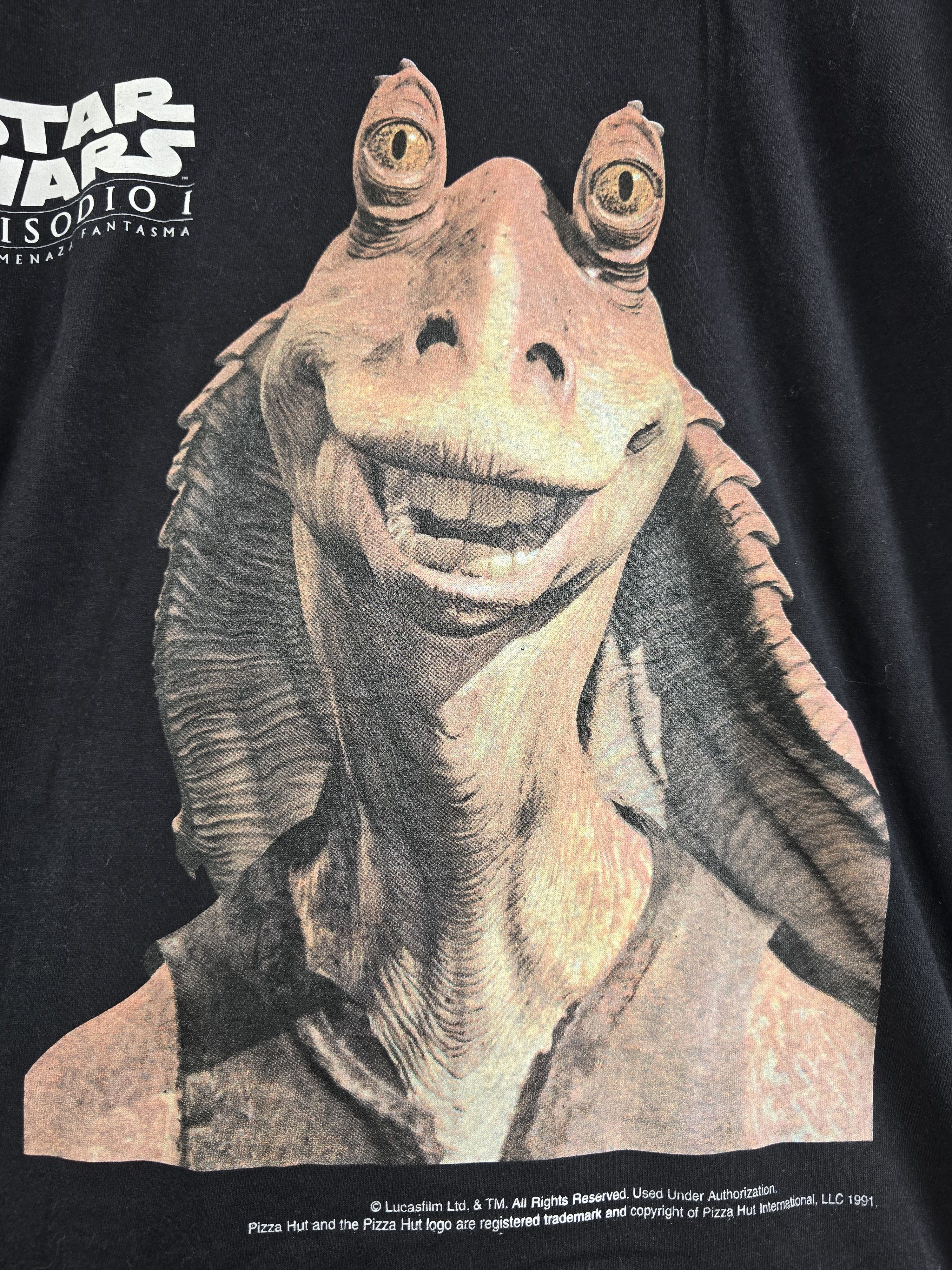 Star Wars × Vintage 1999 Star Wars Episode 1 Jar Jar Binks L 21.5" 29" Size US L / EU 52-54 / 3 - 4 Thumbnail
