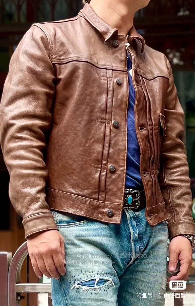 RRL Ralph Lauren RRL Ralph Lauren 2015 vintage 506 leather jacket rare Size US M / EU 48-50 / 2 - 2 Thumbnail
