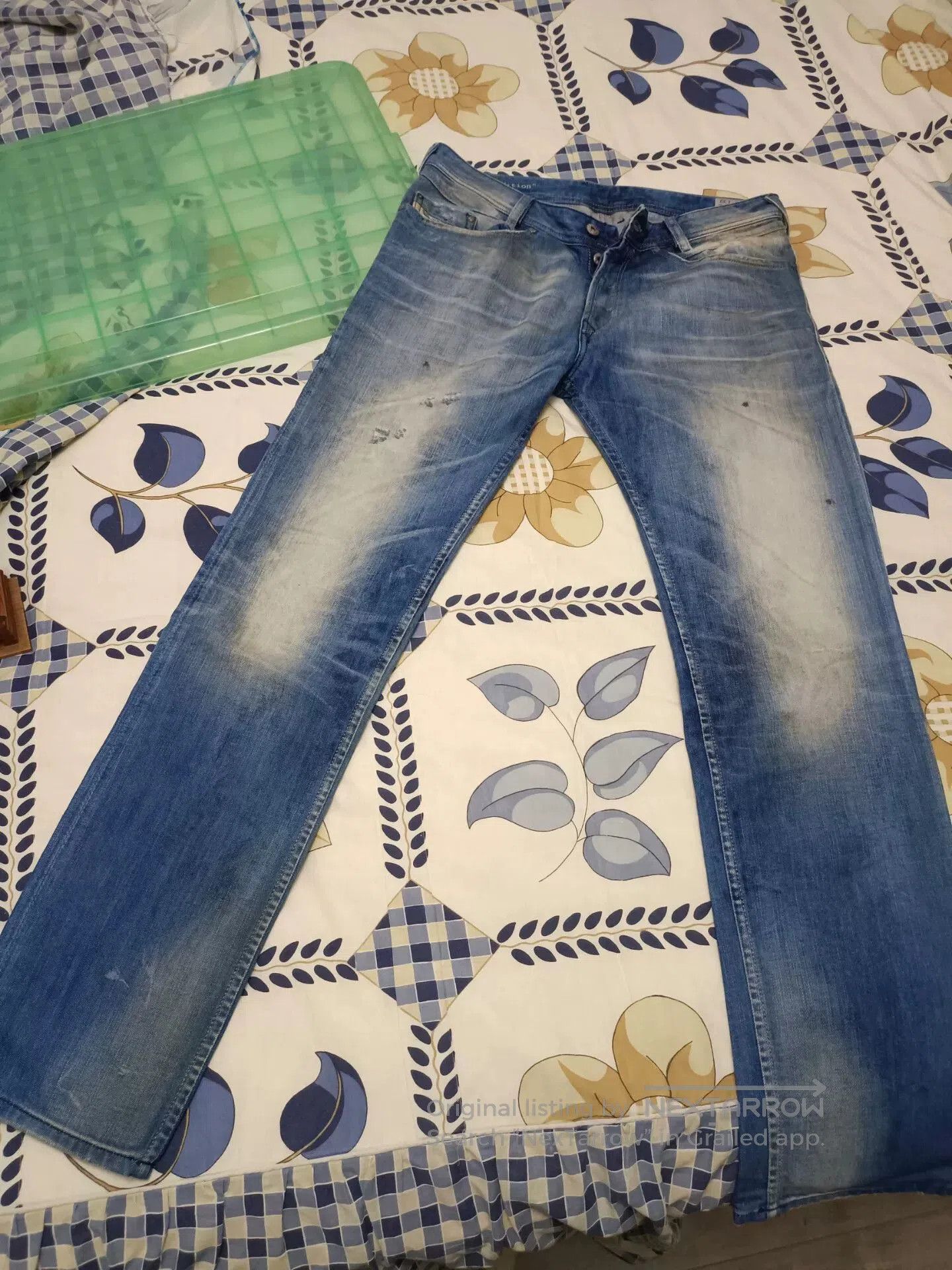 Diesel Diesel Poiak 808y Washed Jeans. Size US 32 / EU 48 - 3 Thumbnail