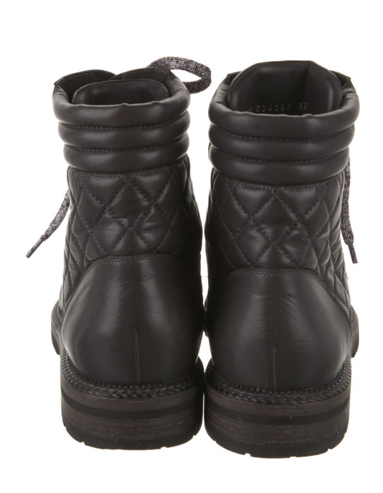 Chanel Chanel Calfskin Ankle Combat Boots Size US 12 / EU 45 - 4 Thumbnail
