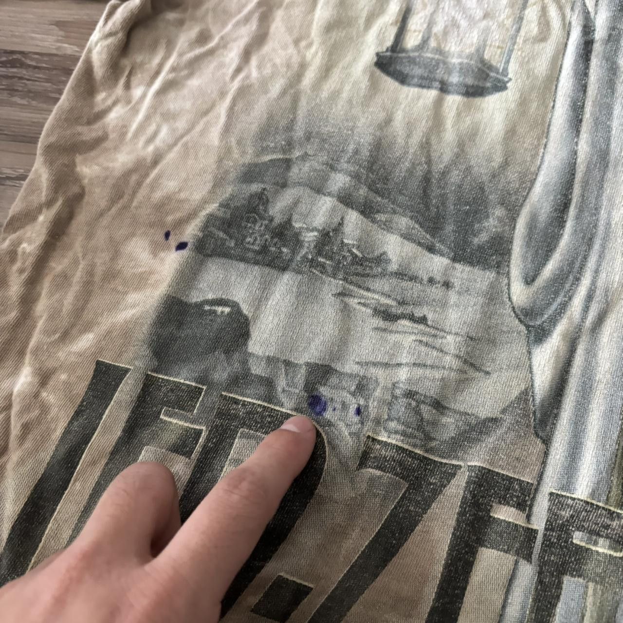 Liquid Blue Crazy Vintage 90s Liquid Blue Led Zeppelin Graphic Band Tee! Size M Size US M / EU 48-50 / 2 - 3 Thumbnail