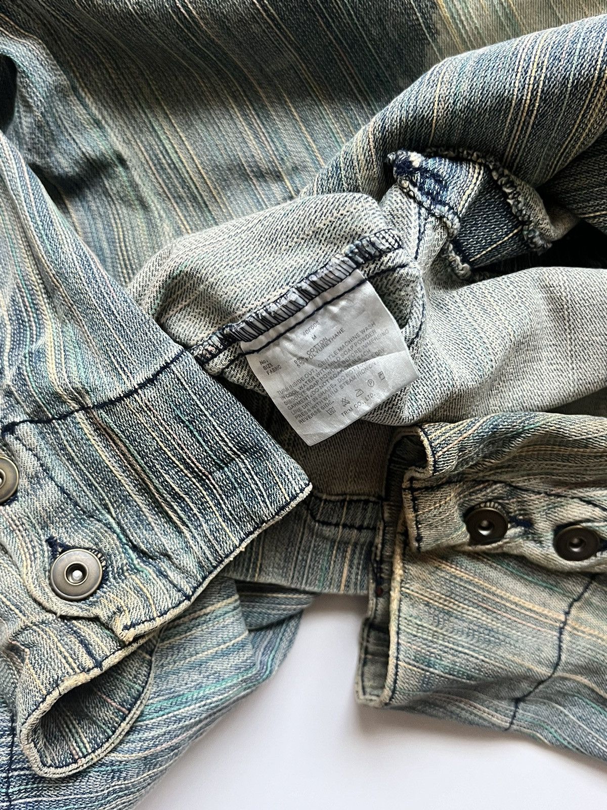 Japanese Brand Burning Violet Bleach Chore Jacket Size US M / EU 48-50 / 2 - 3 Thumbnail