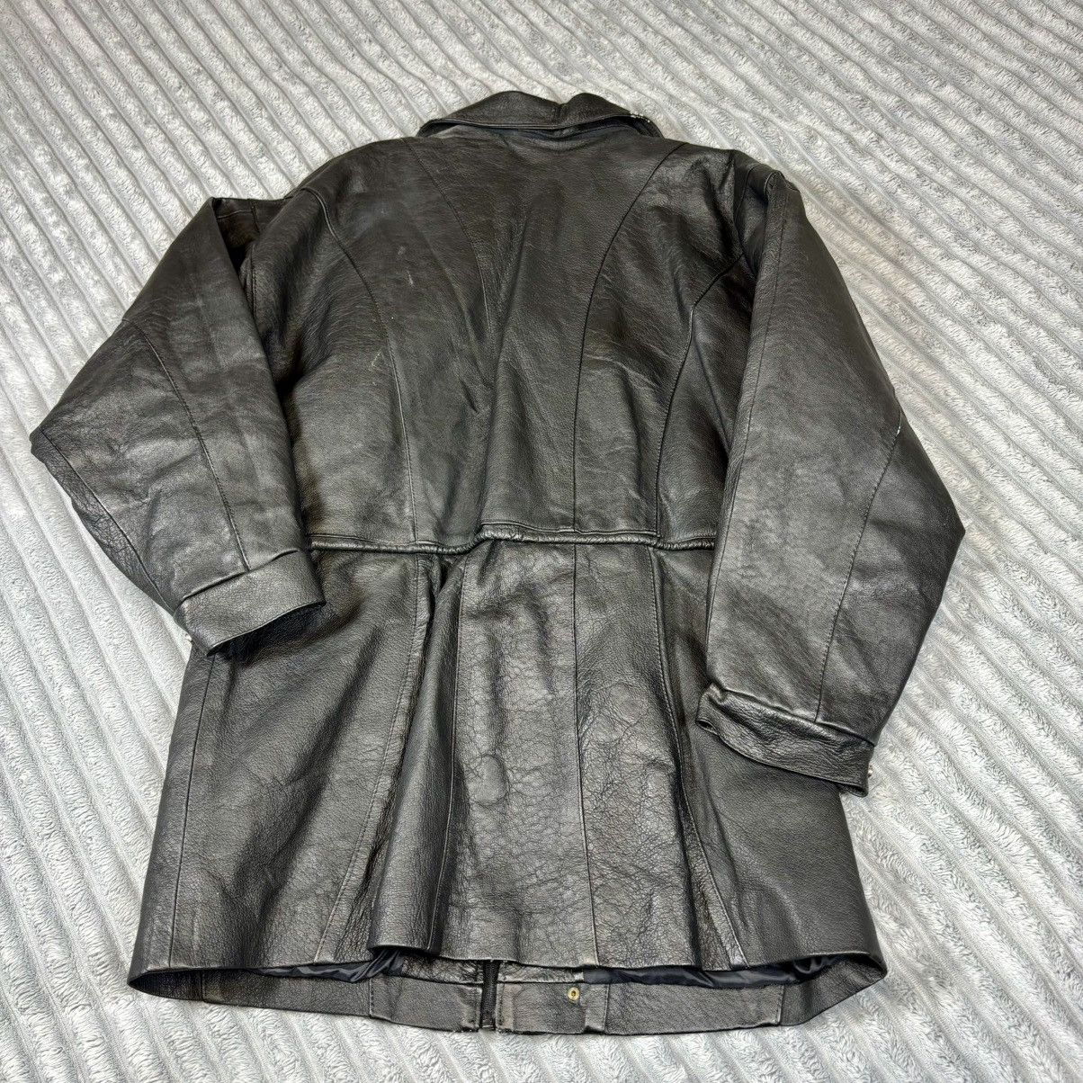 Other CIDPAO Men’s Genuine Leather Jacket L Coat black Zip Snap Size US L / EU 52-54 / 3 - 15 Thumbnail