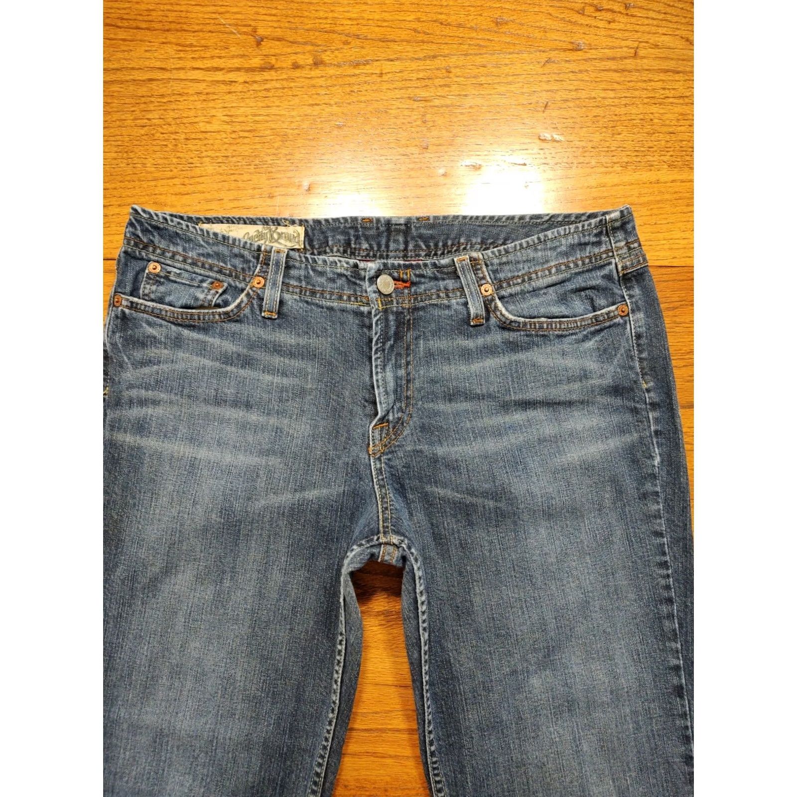 Lucky Brand VINTAGE Lucky Brand Jeans Womens Bootcut 5-Pocket Denim USA Blue 30 Inseam 14 X 30 Inseam? Size 36" / US 14 / IT 50 - 4 Thumbnail