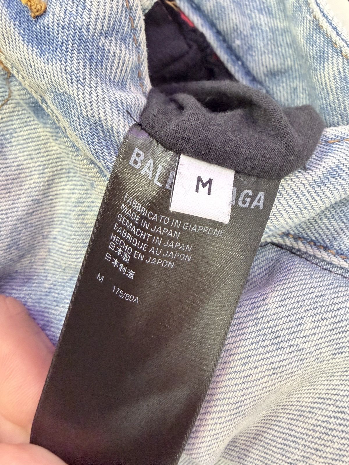 Balenciaga Balenciaga Slashed Sporty B Track Hybrid Denim jeans Size US 34 / EU 50 - 9 Thumbnail