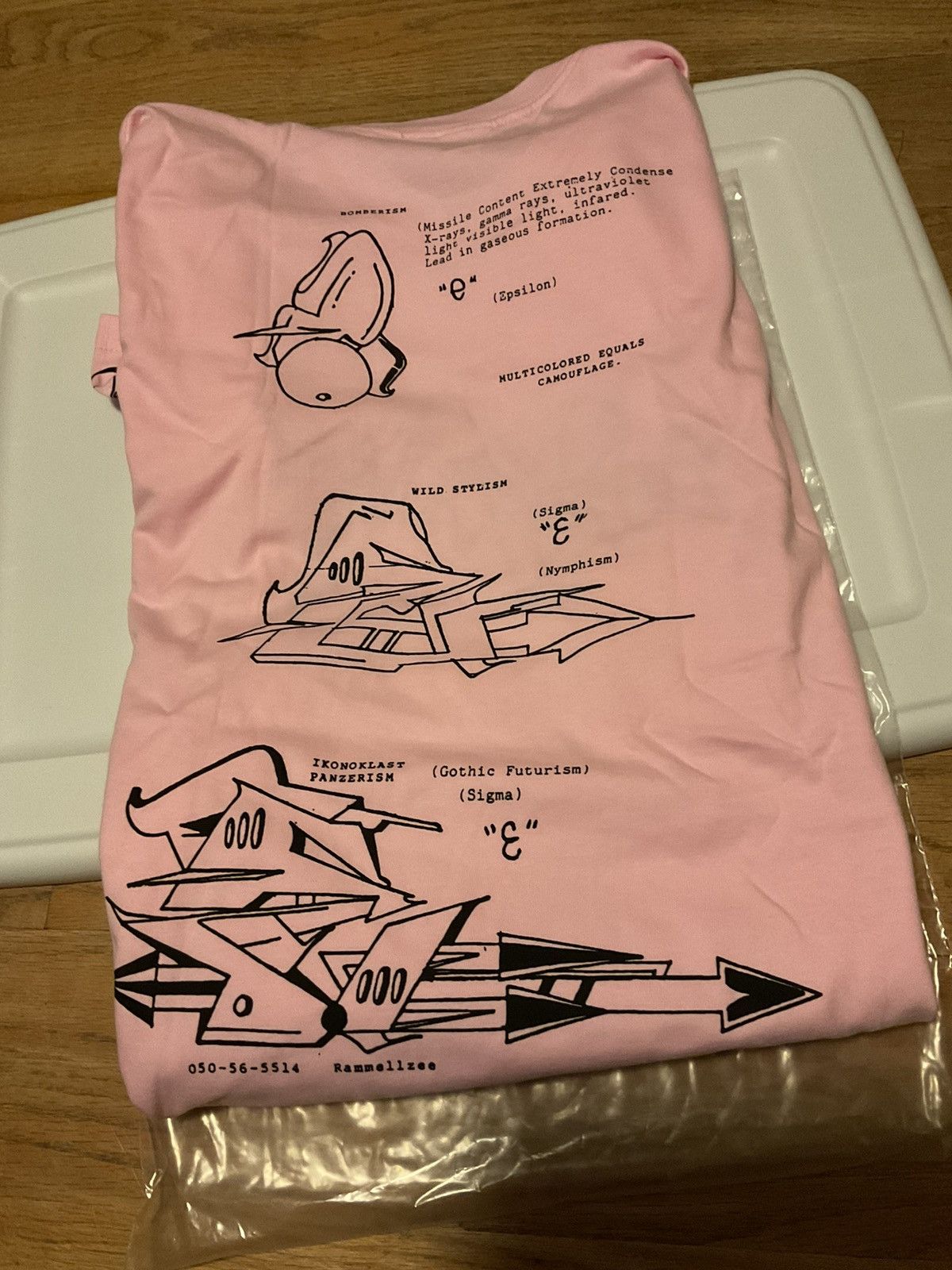 Supreme Rammelzee Tag Tee Pink Size XL Size US XL / EU 56 / 4 - 4 Thumbnail