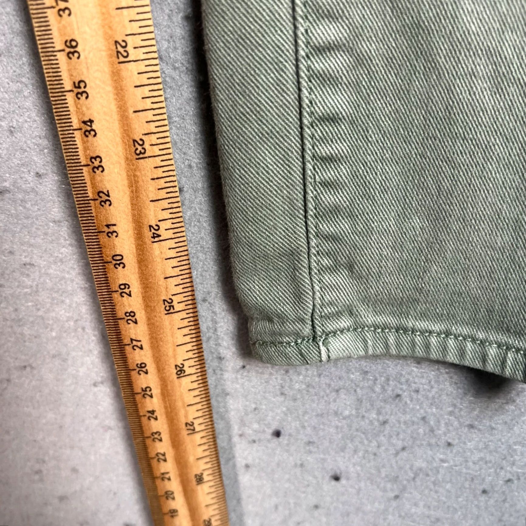 Gap Gap Jeans Skinny Olive Green Womens Size 25 Stretch Cotton Denim 5-Pocket Design Size 42" / US 20 - 7 Thumbnail